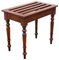 Vintage Victorian Style Mahogany Luggage Stand, 1970s, Image 2
