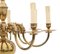 Vintage Ormolu Brass Chandelier with 8 Arms, 1960s, Image 6