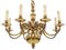 Vintage Ormolu Brass Chandelier with 8 Arms, 1960s, Image 5