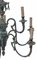 Large Vintage Gothic 9-Lamp Brass & Bronze Chandelier, 2000s, Image 7