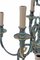 Large Vintage Gothic 9-Lamp Brass & Bronze Chandelier, 2000s 4