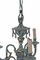 Large Vintage Gothic 9-Lamp Brass & Bronze Chandelier, 2000s, Image 6