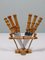 Bamboo Fruit Cutlery in Holder, Solingen, Germany, 1950s, Image 2