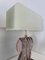 Lampes de Bureau Style Art Déco en Verre de Murano Rose, 2000s, Set de 2 6