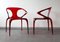 Ava Chairs attributed to Song Wen Zhong for Roche Bobois, 20th Century., Set of 2 3