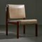 Angular Teak and Leather Chair with Copper Details, 1970s 30