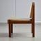 Angular Teak and Leather Chair with Copper Details, 1970s 5