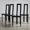 Regia Dining Chairs by Antonello Mosca for Ycami Collection, 1980s, Set of 4 2
