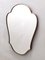 Vintage Brass Shield-Shaped Beveled Wall Mirror, 1950s, Image 3