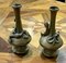 Chinese Bronze Vases with Dragon Decoration, Early 20th Century, Set of 2 3
