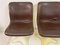 Brown Leather Dining Chairs by Yrjö Kukkapuro for Haimi, 1960s, Set of 4 4