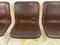 Brown Leather Dining Chairs by Yrjö Kukkapuro for Haimi, 1960s, Set of 4 3