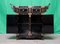 Chinoiserie Black Laquered Altar Cabinet with Drawers & Shelves, Image 4