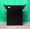 Chinoiserie Black Laquered Altar Cabinet with Drawers & Shelves 15