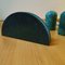 Salt & Pepper Shakers and Napkin Holder in Green Marble, Italy, 1970s, Set of 3 13