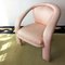 Vintage Postmodern Sculptural Pale Pink Lounge Chair by Marge Carson for Carson Furniture, Usa, 1980s 11