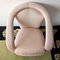 Vintage Postmodern Sculptural Pale Pink Lounge Chair by Marge Carson for Carson Furniture, Usa, 1980s 9