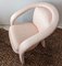 Vintage Postmodern Sculptural Pale Pink Lounge Chair by Marge Carson for Carson Furniture, Usa, 1980s 5