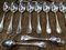 Silver-Plated Dessert Spoons Rubans Model from Christofle, Set of 12 2