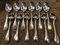 Silver-Plated Soup Spoons Rubans Model from Christofle, Set of 12 1