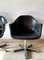 Mid-Century Fiberglass Lounge Chairs in Anthracite from Olymp, Set of 2, Image 4