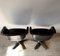 Mid-Century Fiberglass Lounge Chairs in Anthracite from Olymp, Set of 2 8