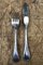 Silver-Plated Knives and Fish Forks Rubans Model from Christofle, Set of 24 2