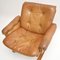 Vintage Leather Kengu Armchair by Elsa and Nordahl Solheim for Rykken, 1970 9