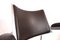 Oscar Leather Lounge Chair by Harri Korhonen for Inno Oy, 1980s, Image 3