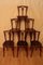 Bentwood Bistro Chairs, 1950, Set of 6 1