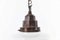 Lámpara colgante Art Déco grande de opalino, años 20, Imagen 8