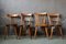 Vintage Scandinavian Mismatched Chairs, 1960s, Set of 4 1