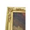 Espejo Trumeau francés antiguo rectangular con óleo sobre lienzo y marco dorado tallado, siglo XIX, Imagen 3