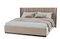 Geschwungenes italienisches Saga 125 Bett aus Samtstoff von Kabinet 1