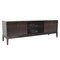 Italian TV Sideboard in Ebony Brown Color with Drawers from Kabinet 1
