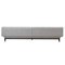 Italian Ivory Sofa with Brown Wooden Base from Kabinet 7