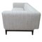 Italian Ivory Sofa 240 with Brown Wooden Base from Kabinet 7