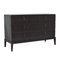Italian Dresser with Drawers in Glossy Brown Lacquered Wood from Kabinet 1