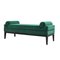 Italian Bench in Green Velvet Fabric from Kabinet, Image 1