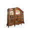 Antique Spanish Wardrobe, Dressing Commode, Nightstands and Headboard in Carved Walnut and Mable, Set of 6 2