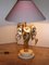 Mid-Century Gold and Silver Plated Lamp by Lanciotto Galeotti for L'Originale 2