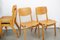 Mid-Century Industrial Stacking Chairs in Beech from Casala, 1950s, Set of 4 2