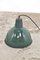 Lámpara colgante vintage esmaltada, años 50, Imagen 2