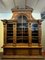 Chateau Bookcase in Walnut and Gilded Wood 1