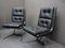 Space Age Flat Steel Lounge Chair, 1960s 4