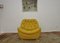 Yellow Quilted Armchair, 1960s 1