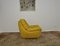Gelber gesteppter Sessel, 1960er 5