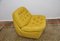 Yellow Quilted Armchair, 1960s 11