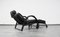 Lounge Chair with Stool attributed to Mario Bellini for Natuzzi, Set of 2 8