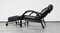 Lounge Chair with Stool attributed to Mario Bellini for Natuzzi, Set of 2 19